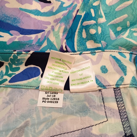 Lilly Pulitzer colorful long leg pants - Picture 6 of 9